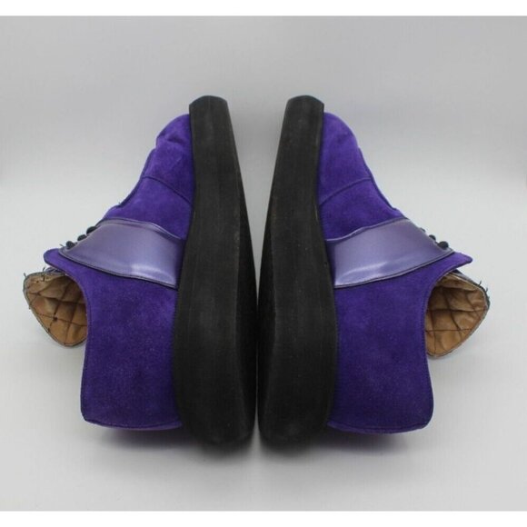 John Fluevog by Dynamic avant-garde quilted leather retro hover creepers shoes - Picture 9 of 16